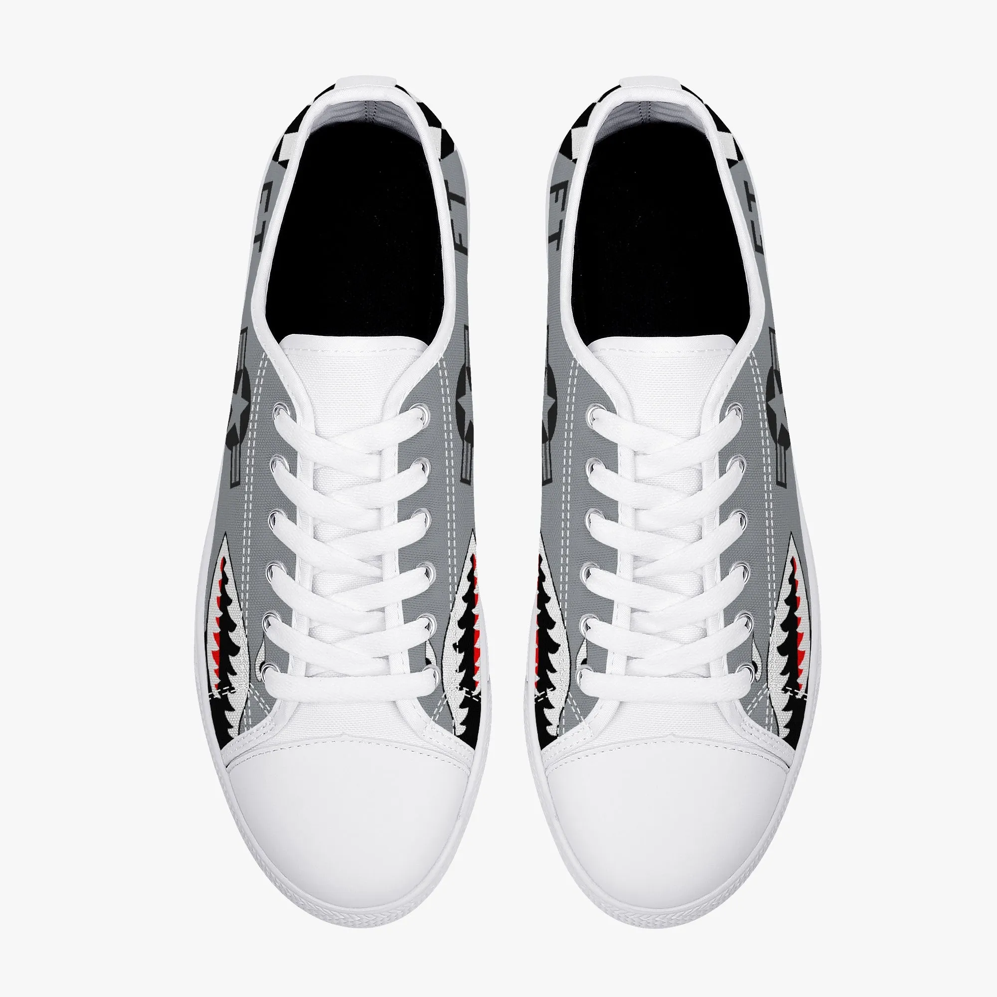 A-10 "Tigers Sharks" Low Top Canvas Shoes