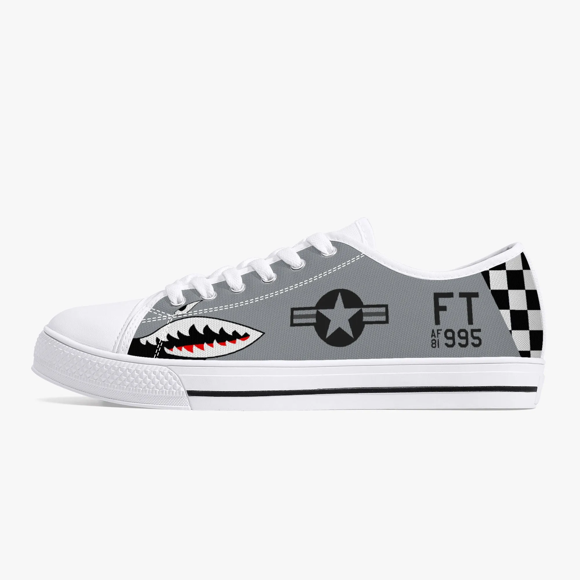 A-10 "Tigers Sharks" Low Top Canvas Shoes