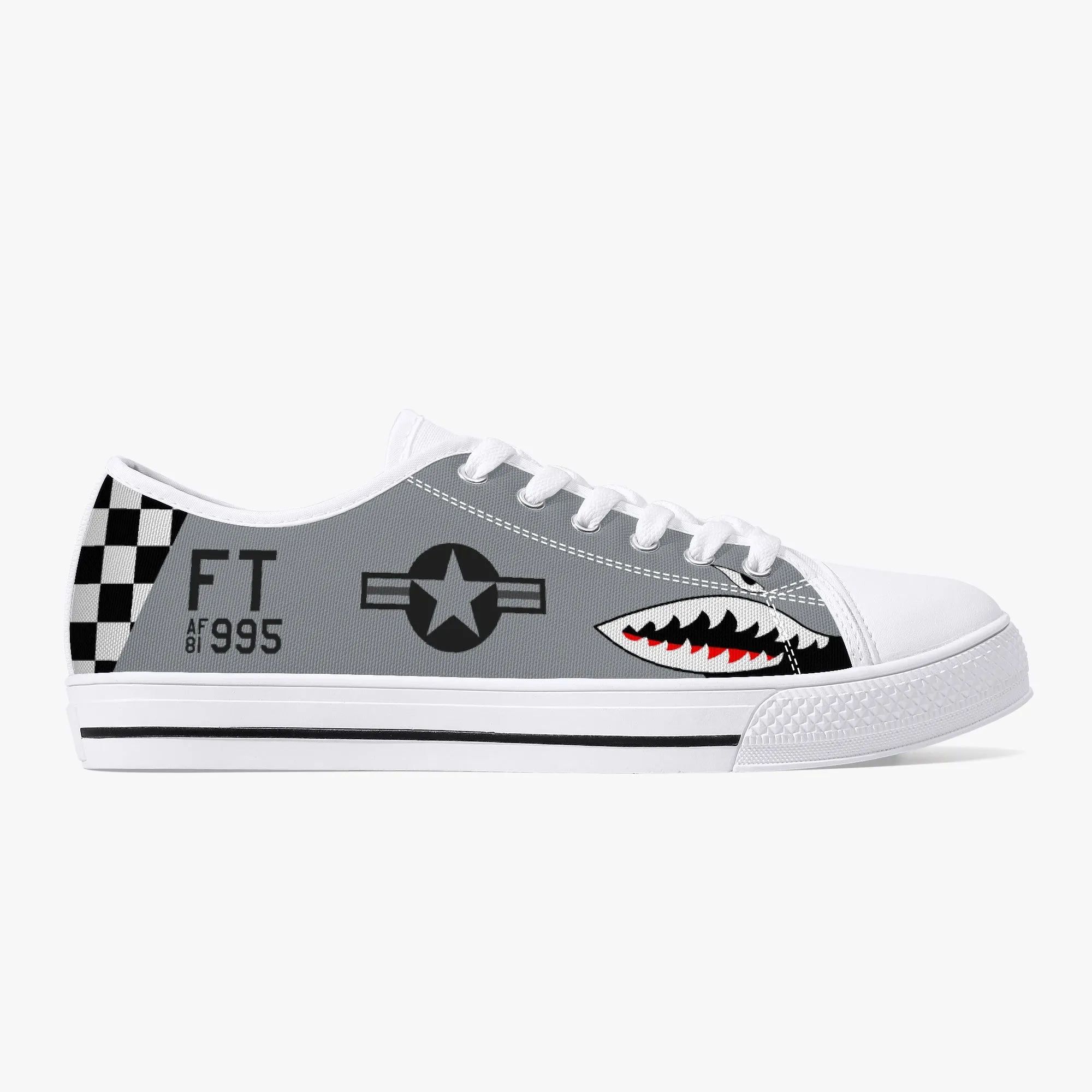 A-10 "Tigers Sharks" Low Top Canvas Shoes