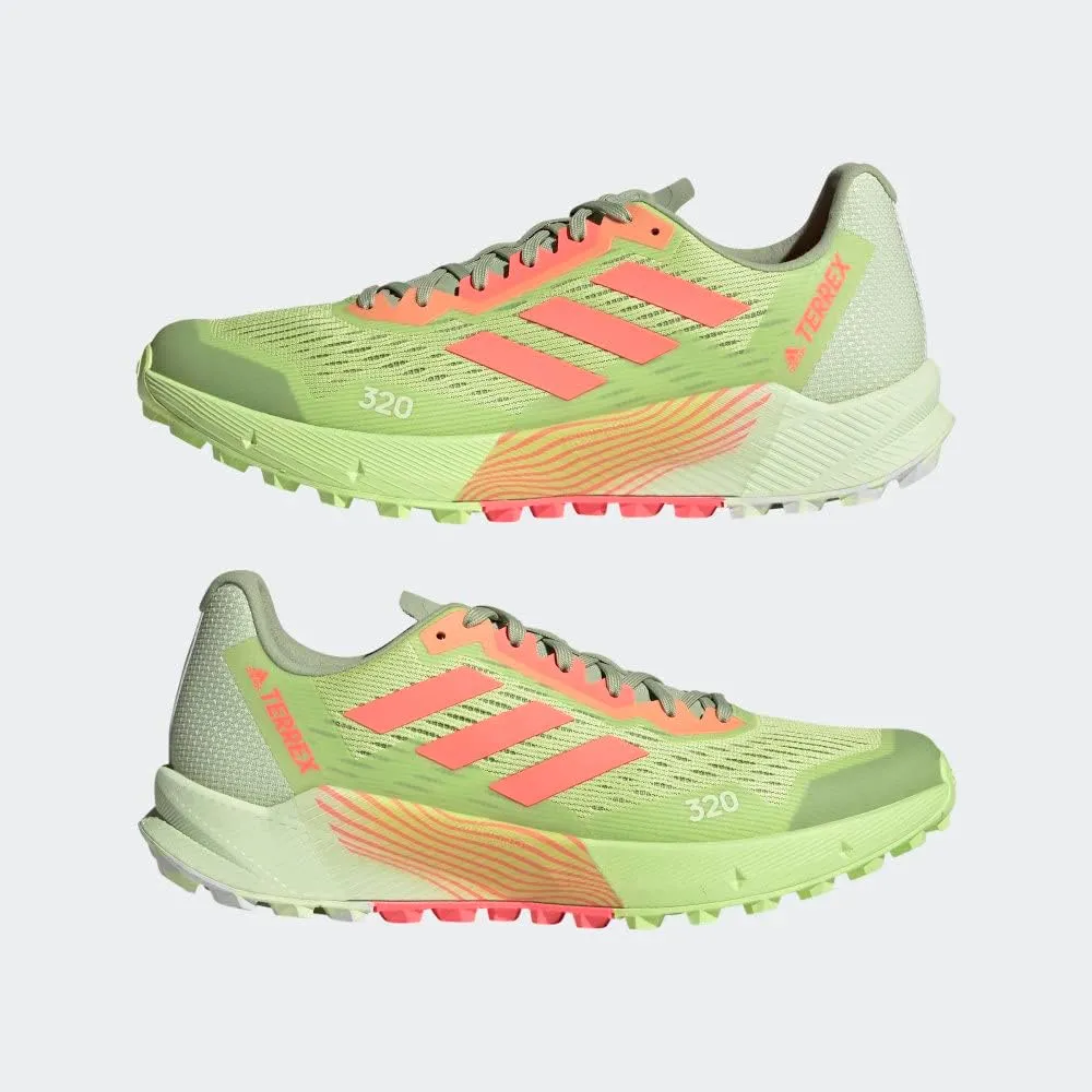 adidas Mens Terrex Agravic Flow 2 Trail Trail Running Sneakers Shoes - Green