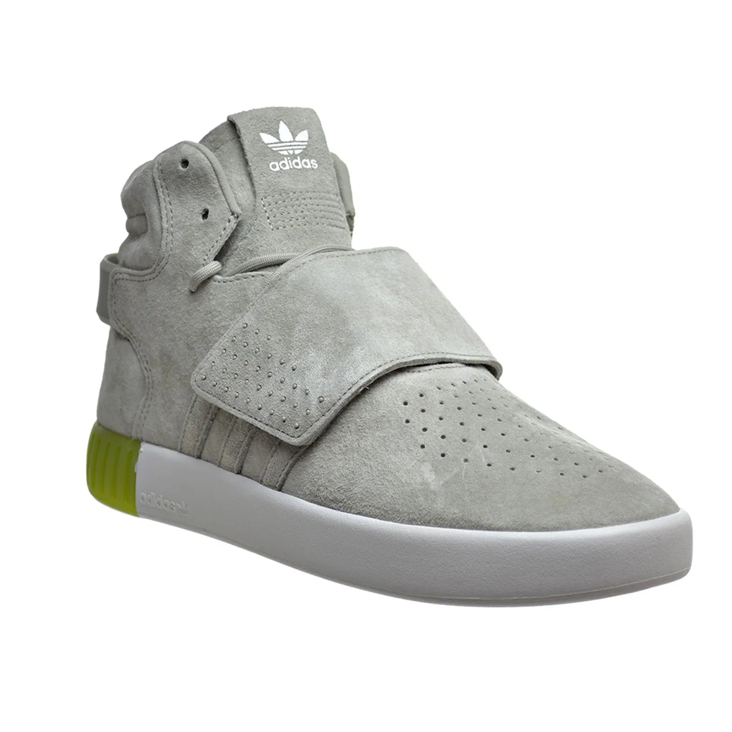 Adidas Tubular Invader Strap Men's Shoes Sesame/Sesame/Semi Solar Slime