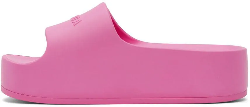 Balenciaga Pink Chunky Platform Sandals