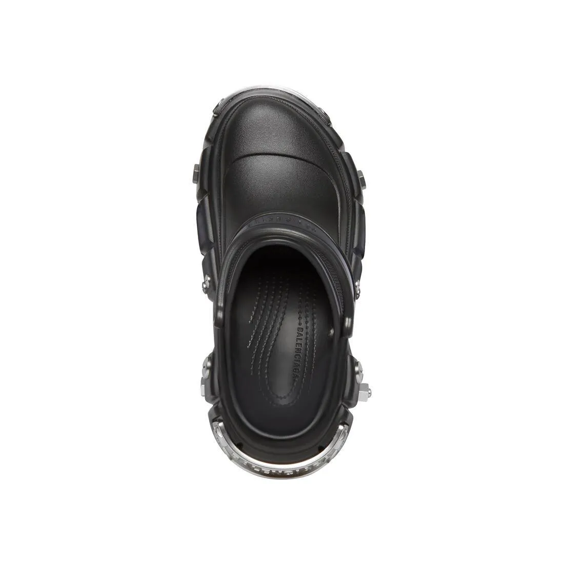 Balenciaga X Crocs Rubber Studded Accents Sandals