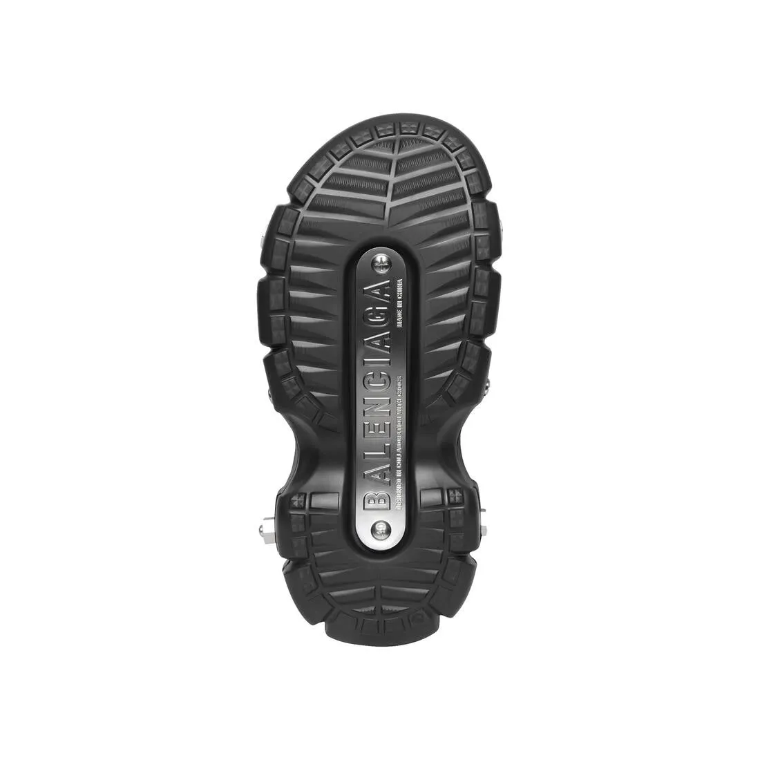Balenciaga X Crocs Rubber Studded Accents Sandals