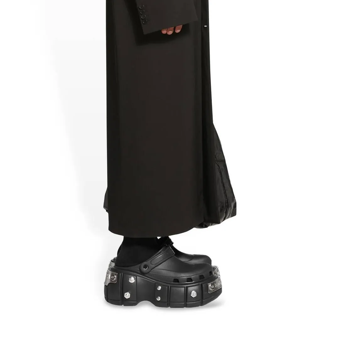 Balenciaga X Crocs Rubber Studded Accents Sandals