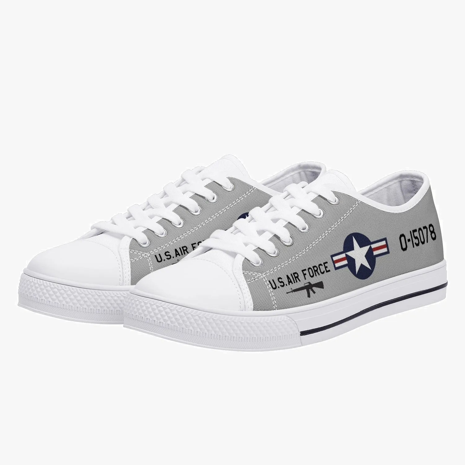 Bird Dog O-1G of Capt Hilliard Wilbanks Low Top Canvas Shoes
