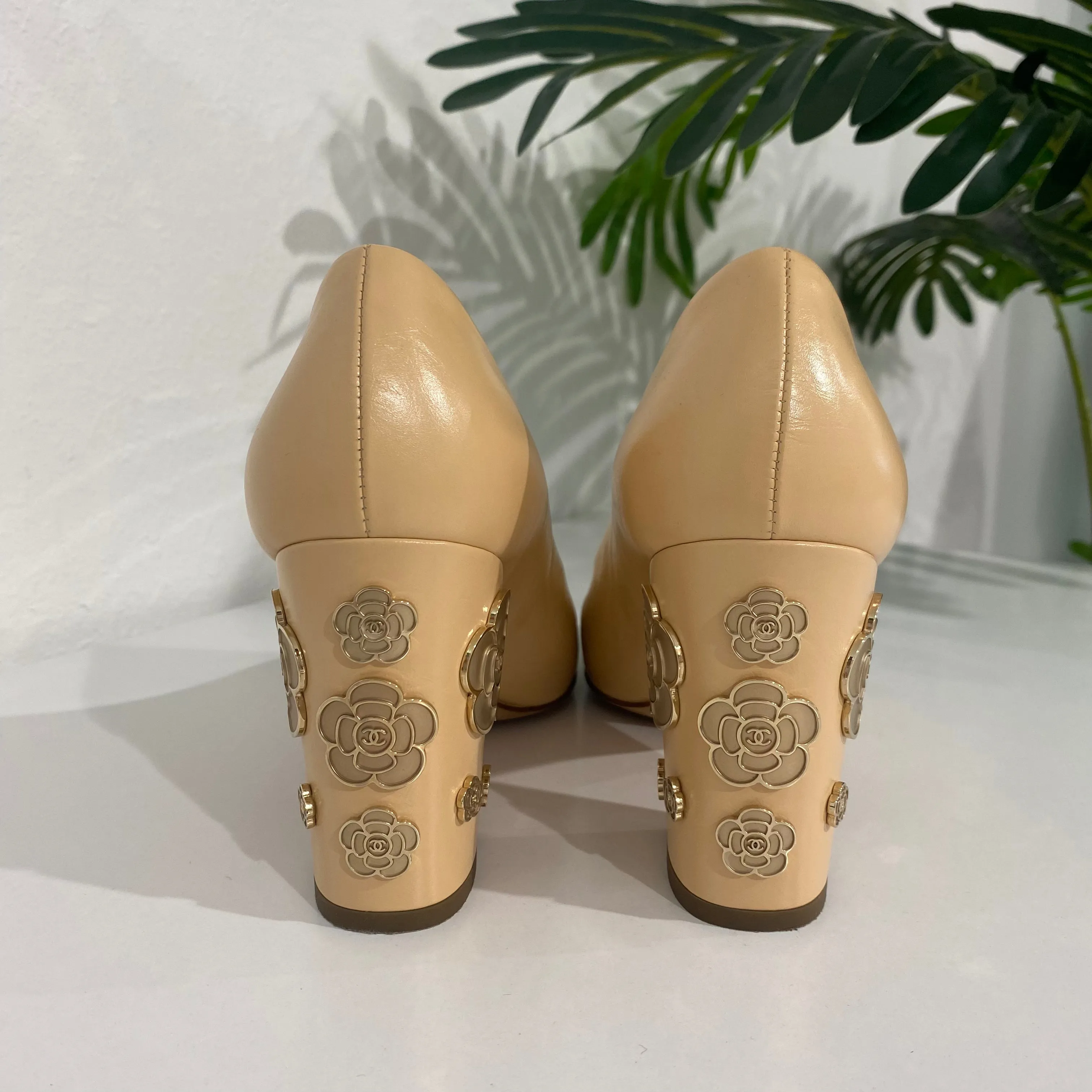 Chanel Camellia Heels