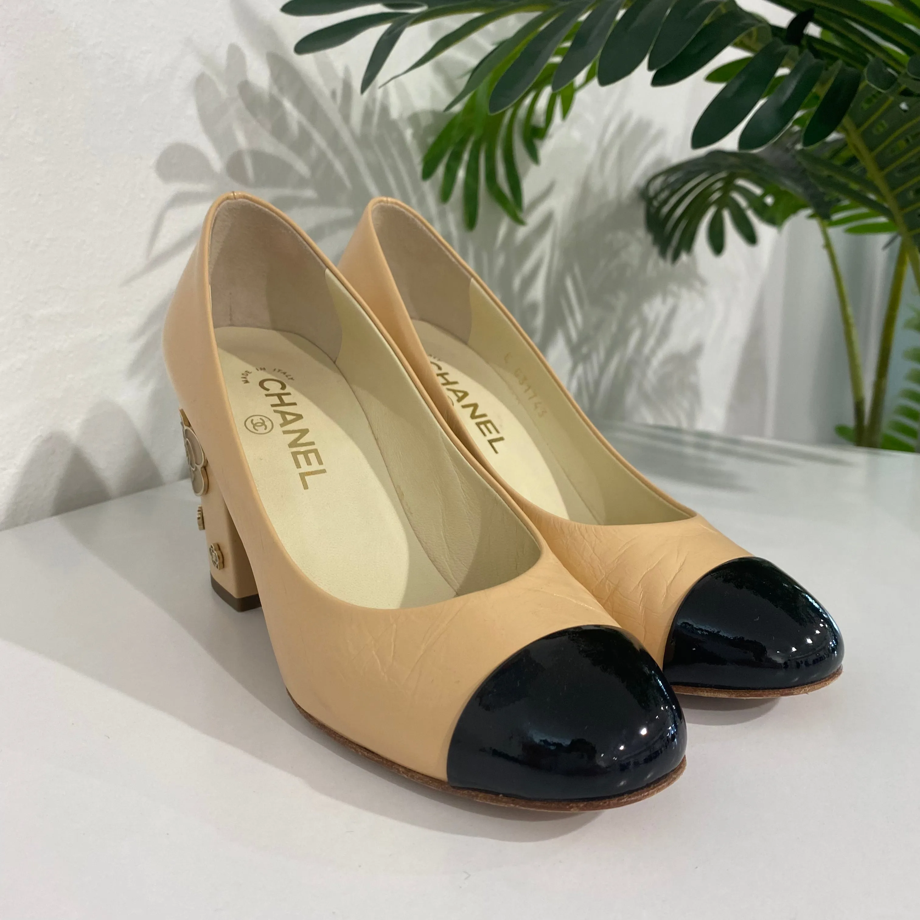 Chanel Camellia Heels