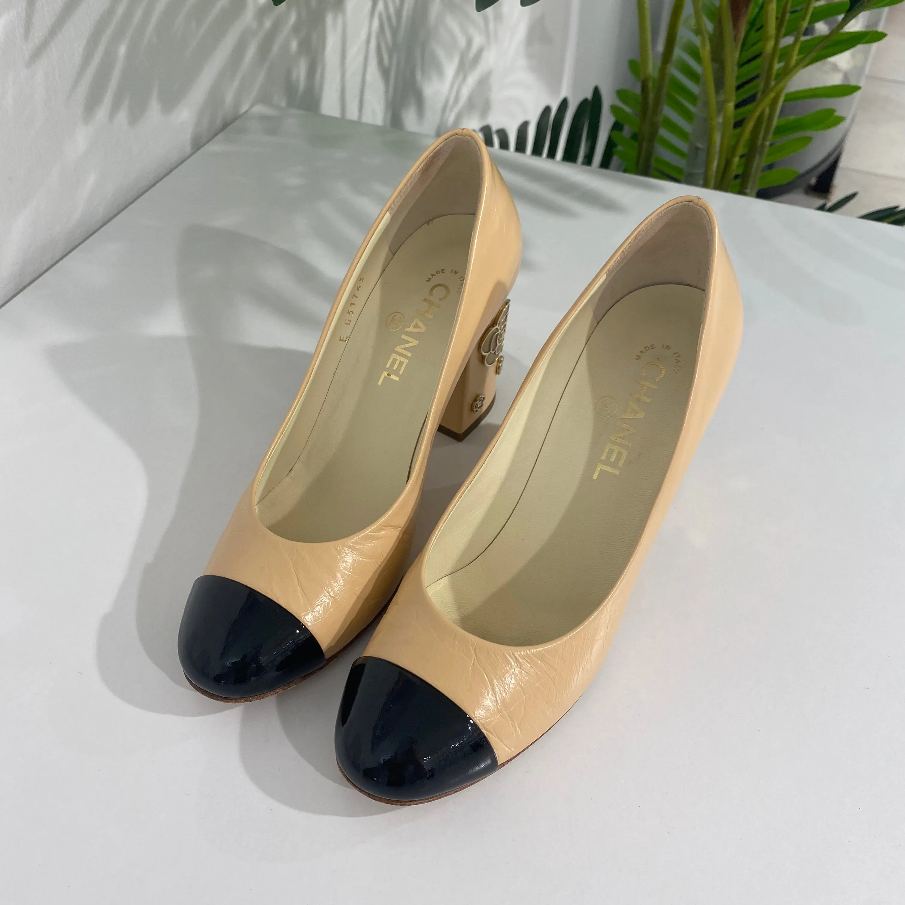 Chanel Camellia Heels