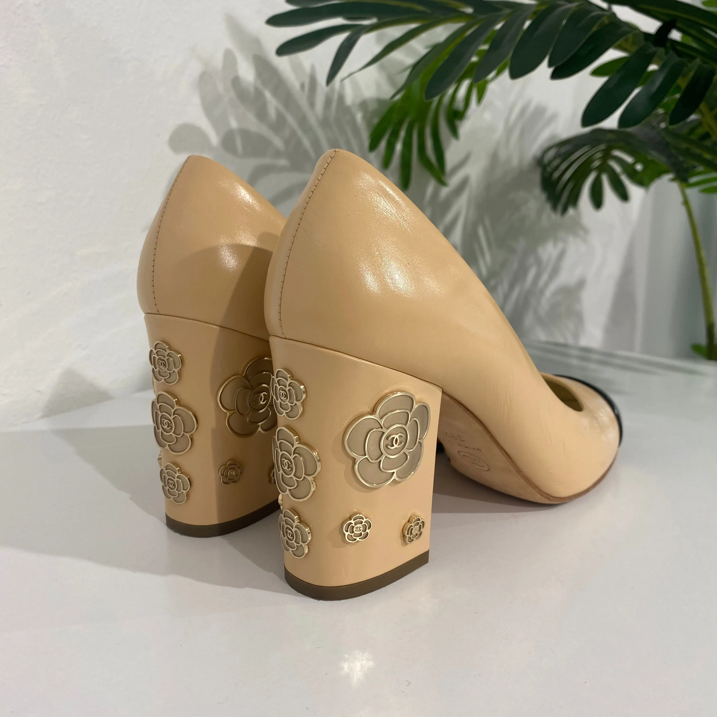 Chanel Camellia Heels
