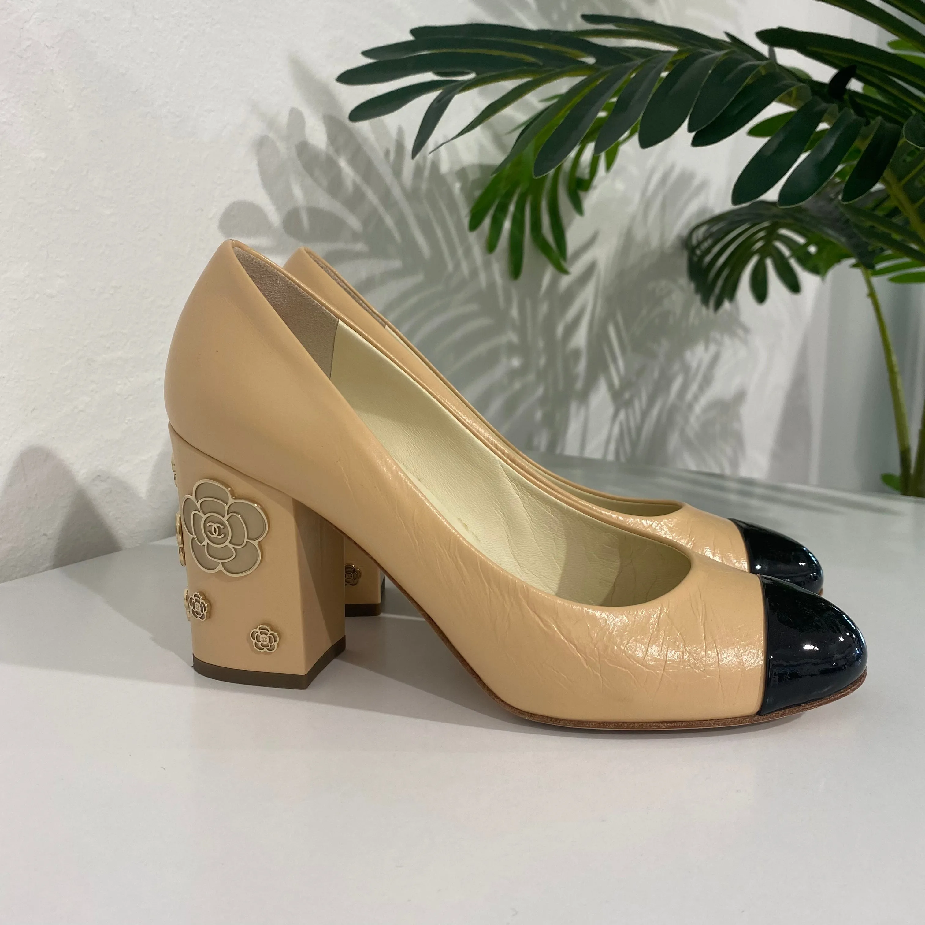 Chanel Camellia Heels