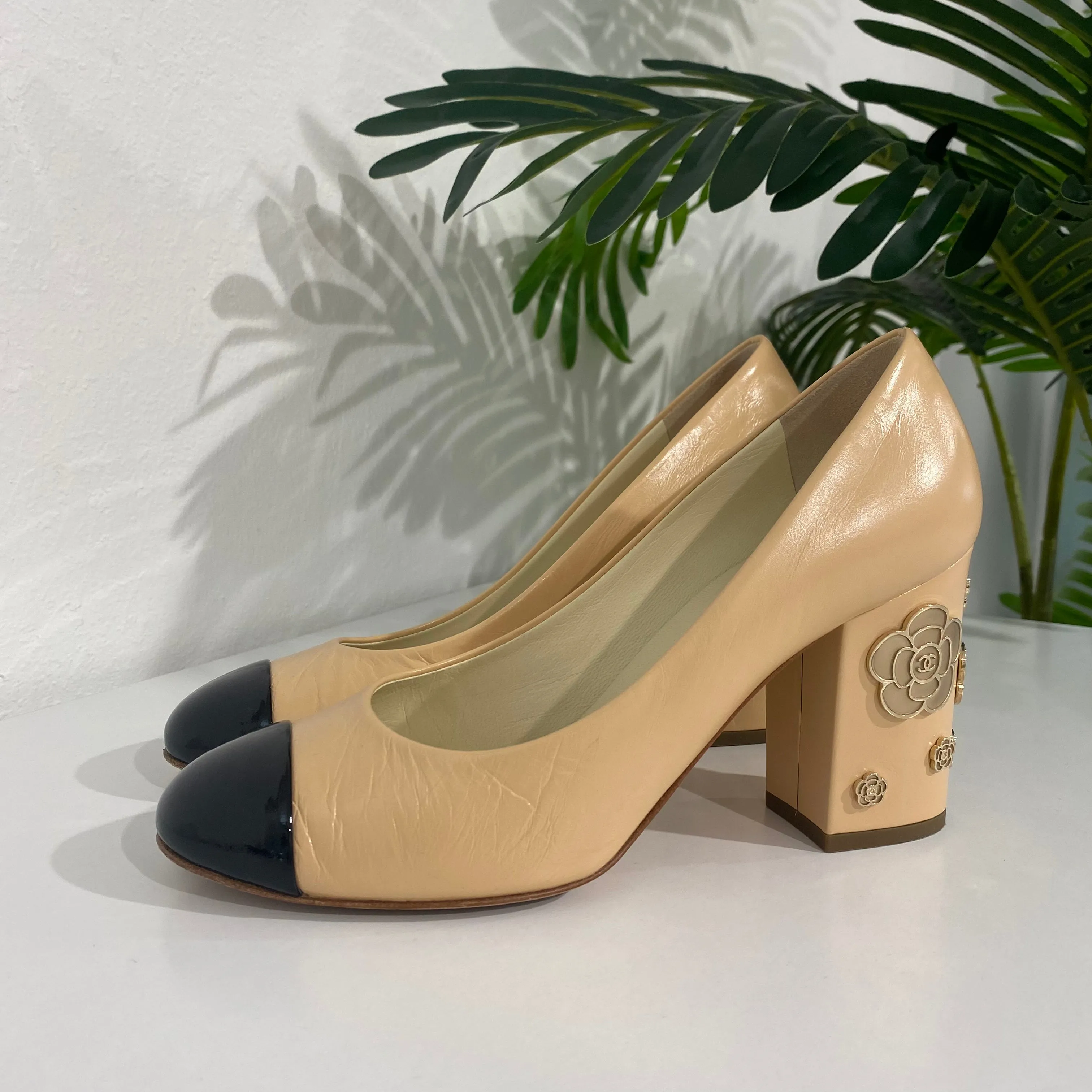 Chanel Camellia Heels