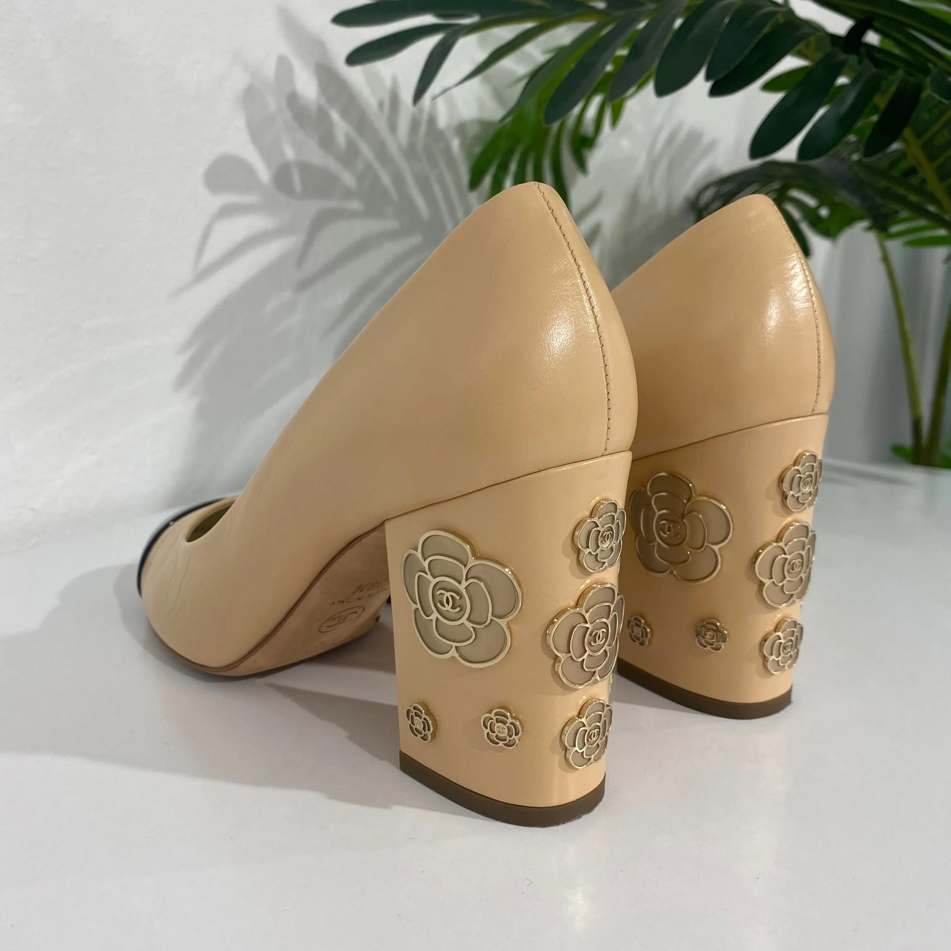 Chanel Camellia Heels