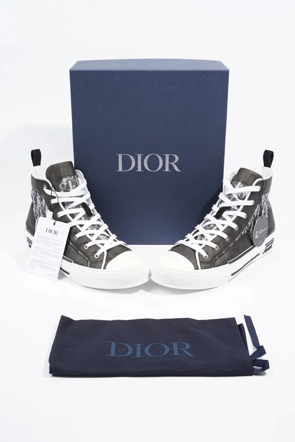 CHRISTIAN DIOR B23 HIGH-TOP DIOR OBLIQUE SNEAKERS
