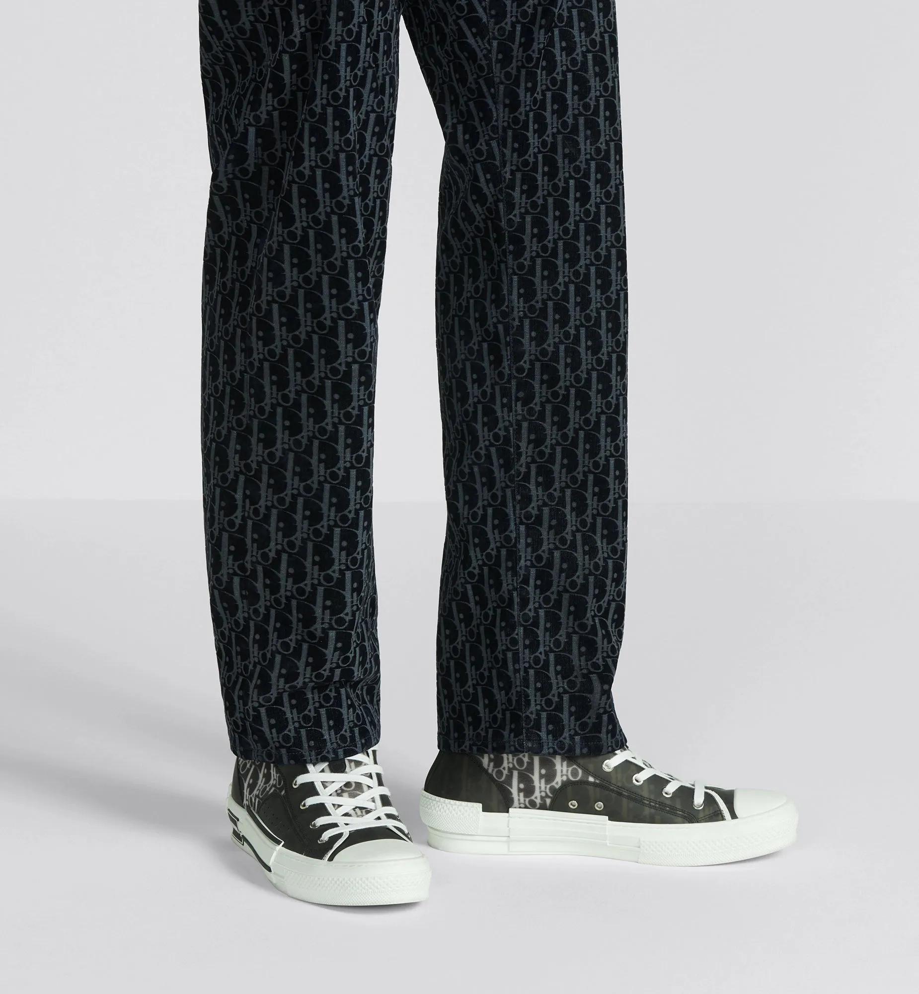 CHRISTIAN DIOR B23 HIGH-TOP DIOR OBLIQUE SNEAKERS