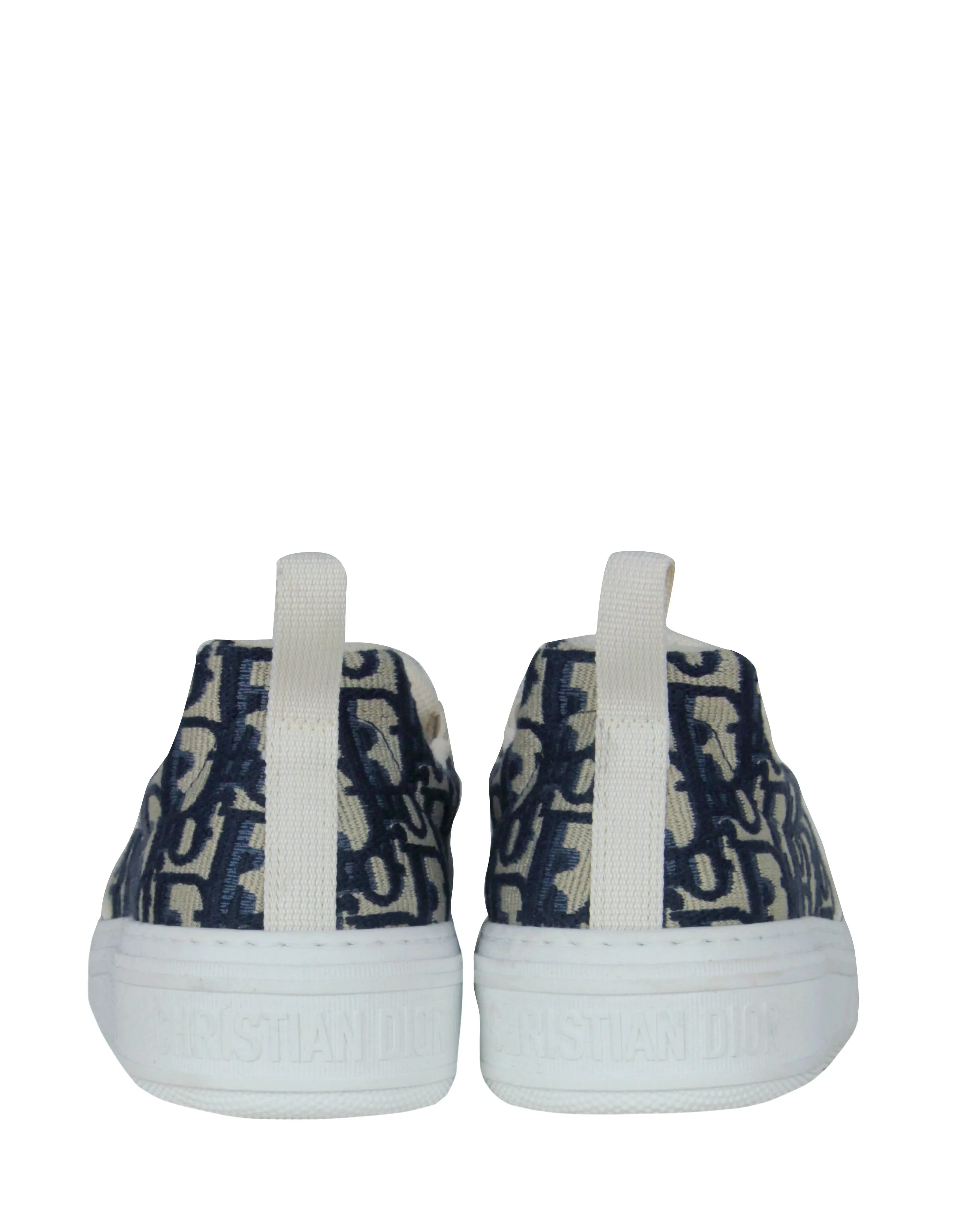 Christian Dior Blue Monogram Oblique Solar Sneakers sz 38