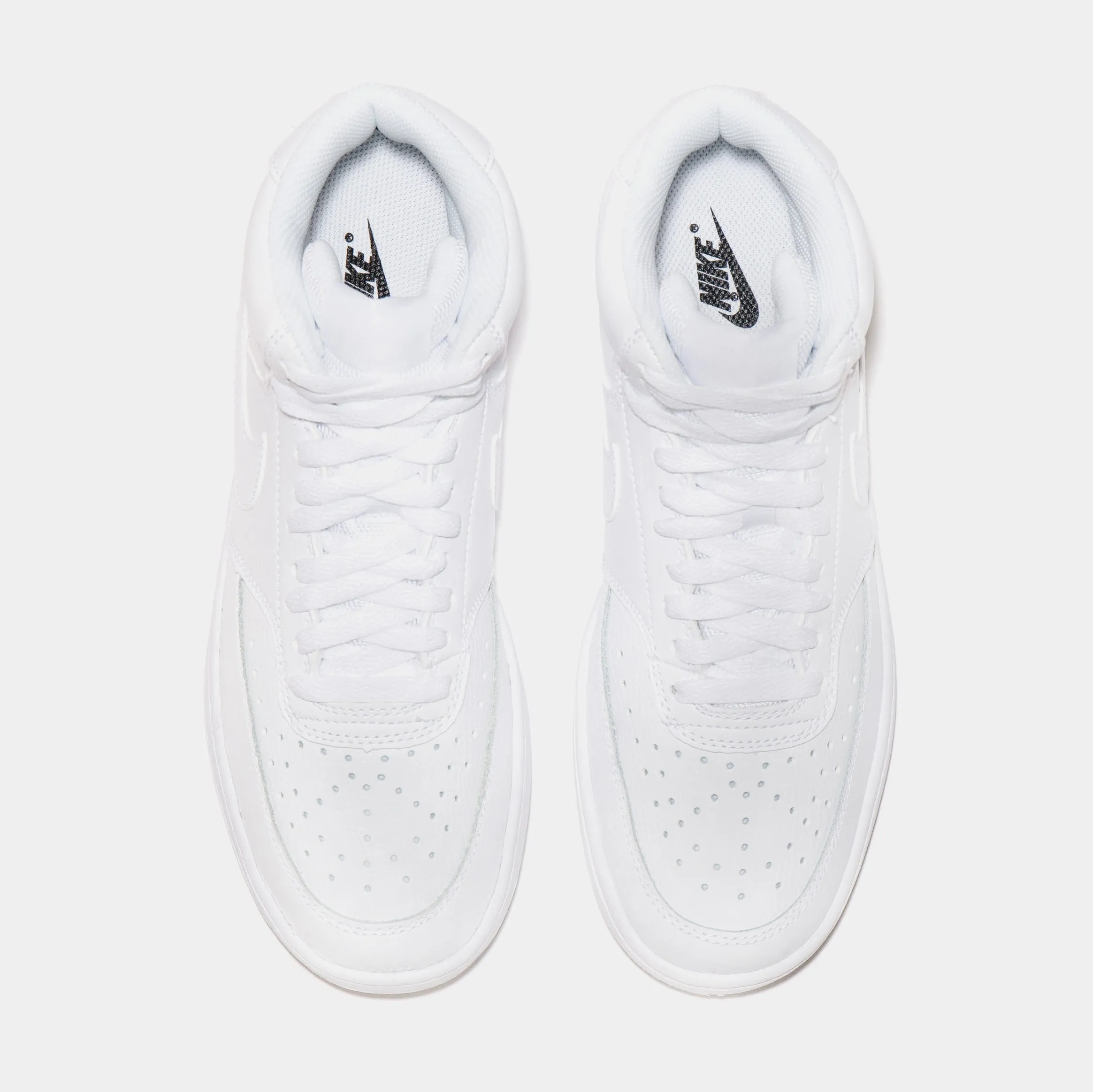 Court Vision Mid Mens Lifestyle Shoes (White)