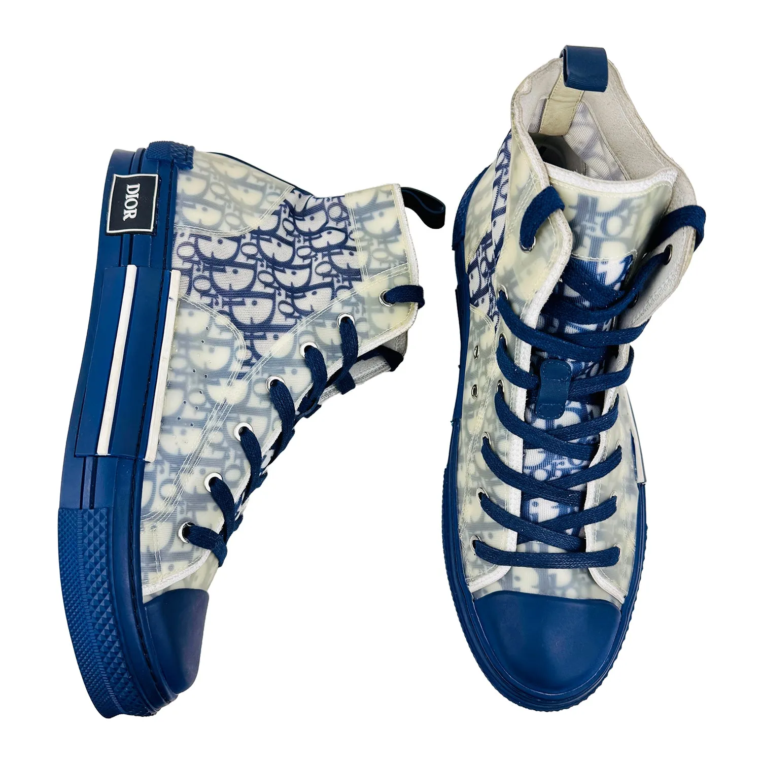 Dior B23 High Top Oblique Shoes (Size 44/44.5) -  3SH118YTG H165