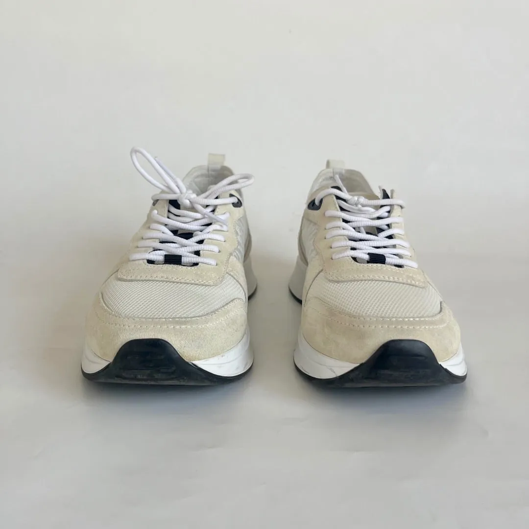 DIOR B25 RUNNER WHITE SNEAKER, SIZE 42