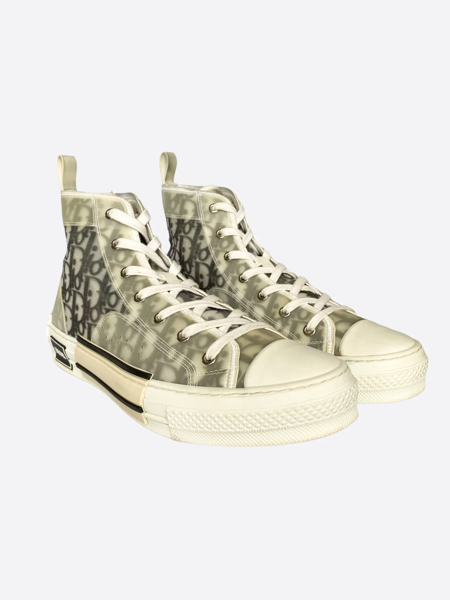 Dior Oblique Canvas High Top Sneaker