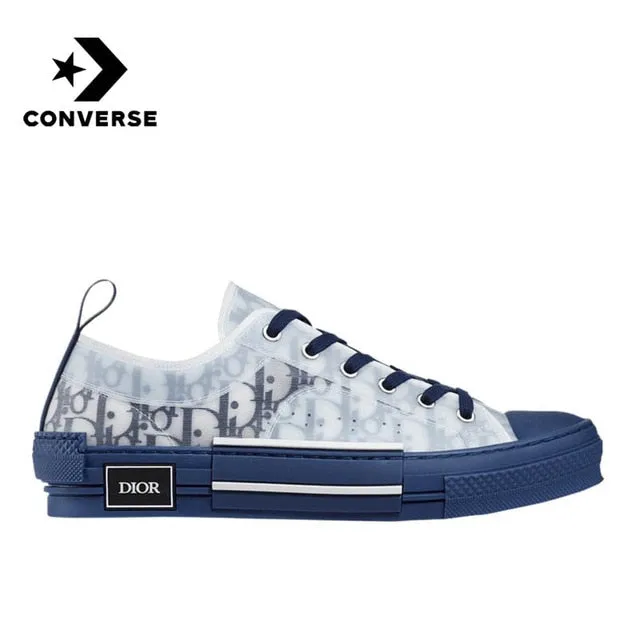 Dior Oblique X converser B23 Men Women Skateboarding Shoes Low High Nonslip Comfortable Light Weight Canvas Sports Sneakers