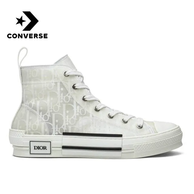 Dior Oblique X converser B23 Men Women Skateboarding Shoes Low High Nonslip Comfortable Light Weight Canvas Sports Sneakers