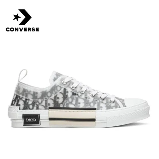 Dior Oblique X converser B23 Men Women Skateboarding Shoes Low High Nonslip Comfortable Light Weight Canvas Sports Sneakers