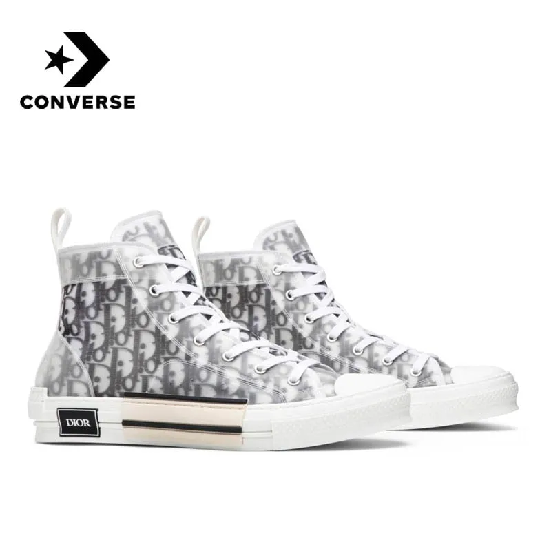 Dior Oblique X converser B23 Men Women Skateboarding Shoes Low High Nonslip Comfortable Light Weight Canvas Sports Sneakers