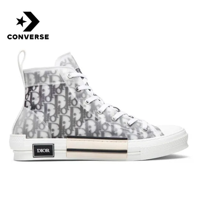 Dior Oblique X converser B23 Men Women Skateboarding Shoes Low High Nonslip Comfortable Light Weight Canvas Sports Sneakers