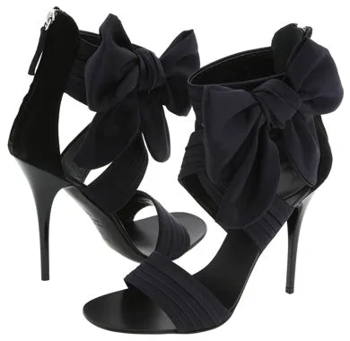Giuseppe Zanotti E10134 Chiffon-Bow Sandals Ladies