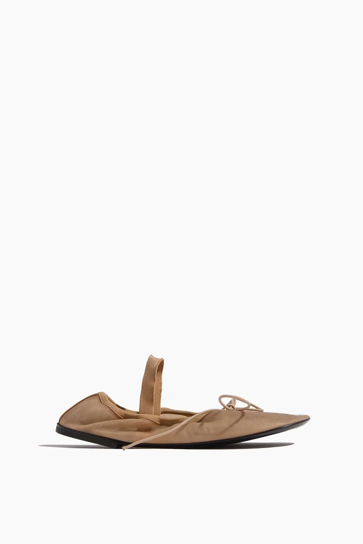Glove Mary Jane Ballet Flats in Sand