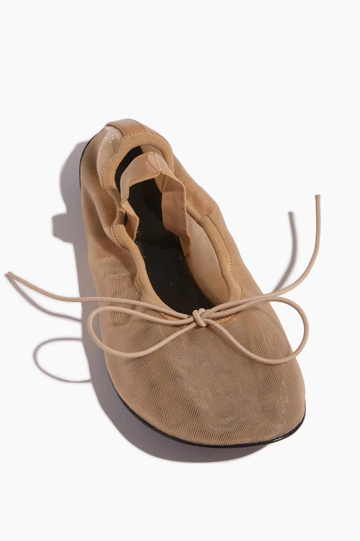 Glove Mary Jane Ballet Flats in Sand