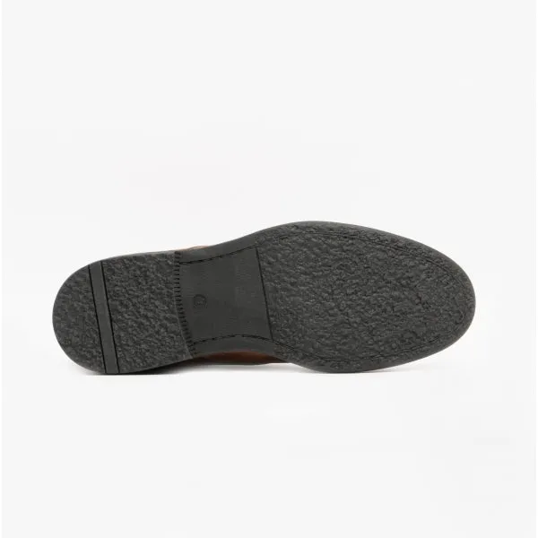 Goor CALEB Mens Nubuck Chukka Boots Tan