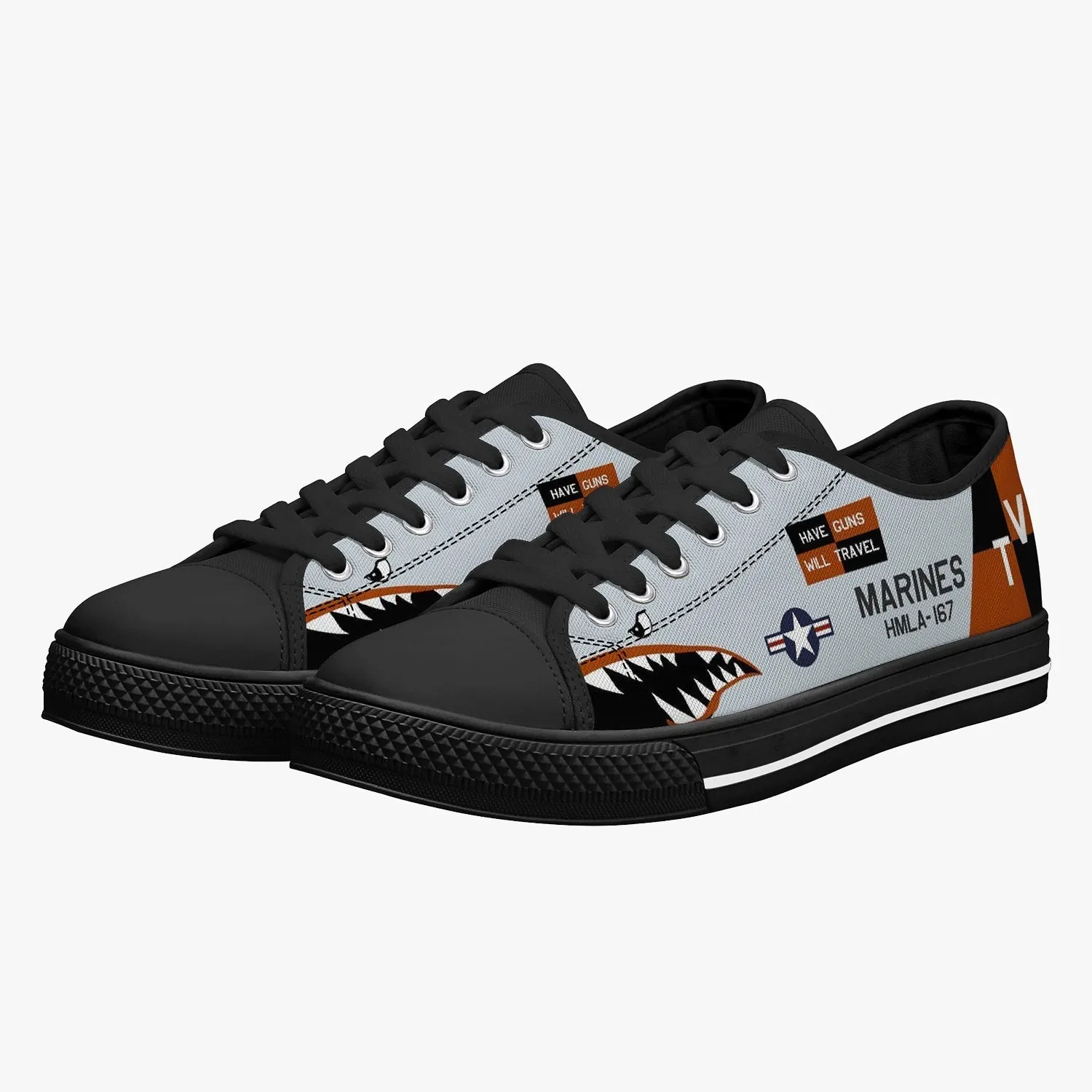 HMLA-167 "Warriors" Low Top Canvas Shoes