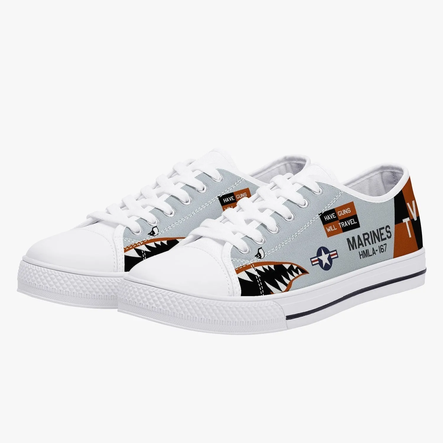 HMLA-167 "Warriors" Low Top Canvas Shoes