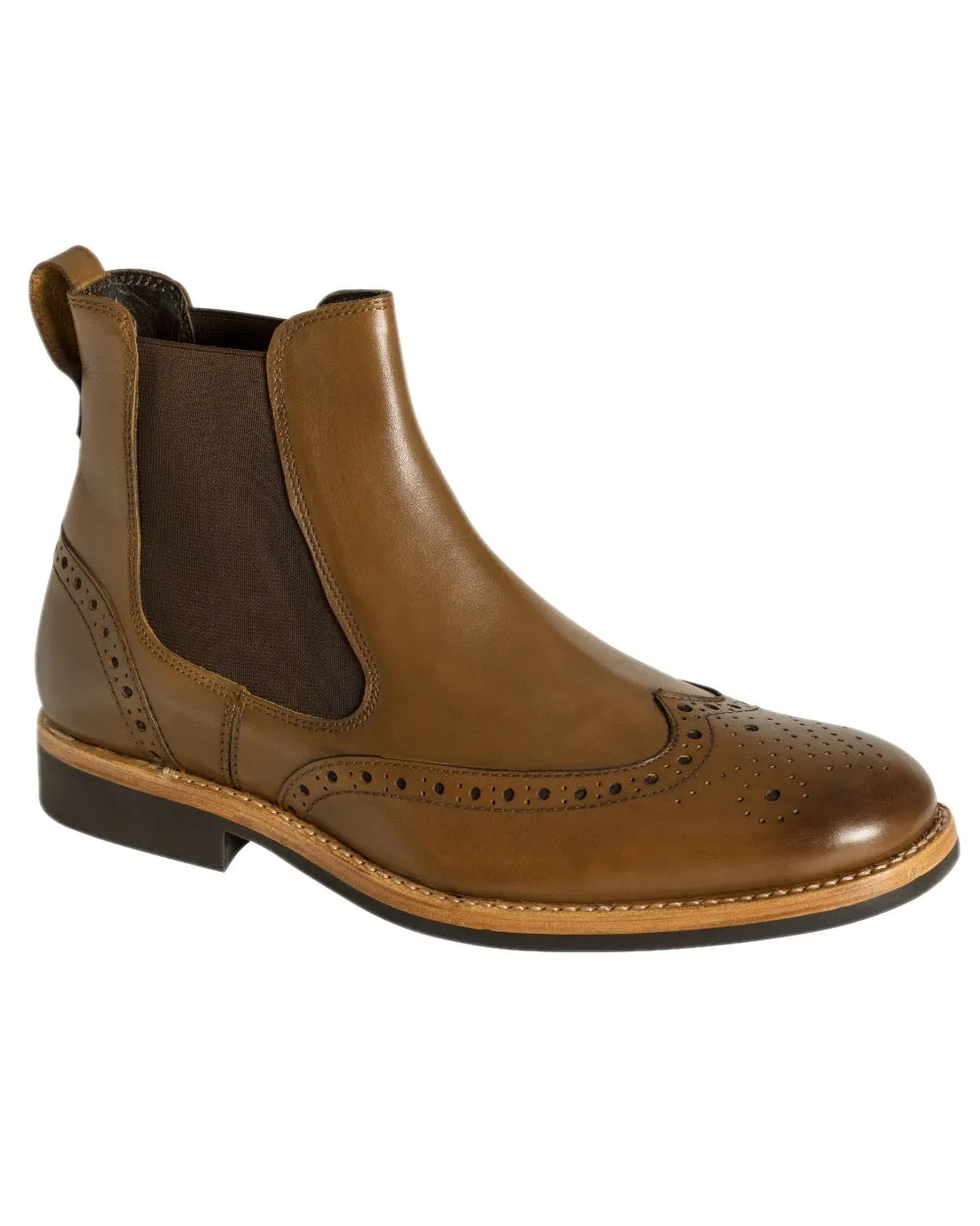 Hoggs of Fife Stanley Semi-Brogue Dealer Boots