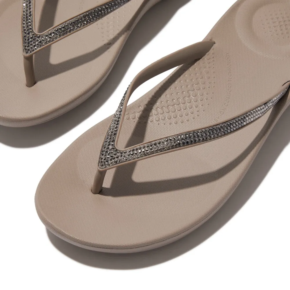 Iqushion Ombre Sparkle Flip-Flops