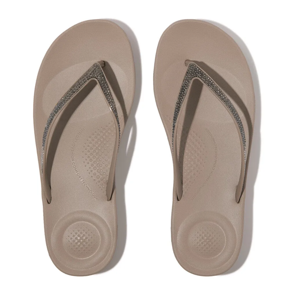 Iqushion Ombre Sparkle Flip-Flops