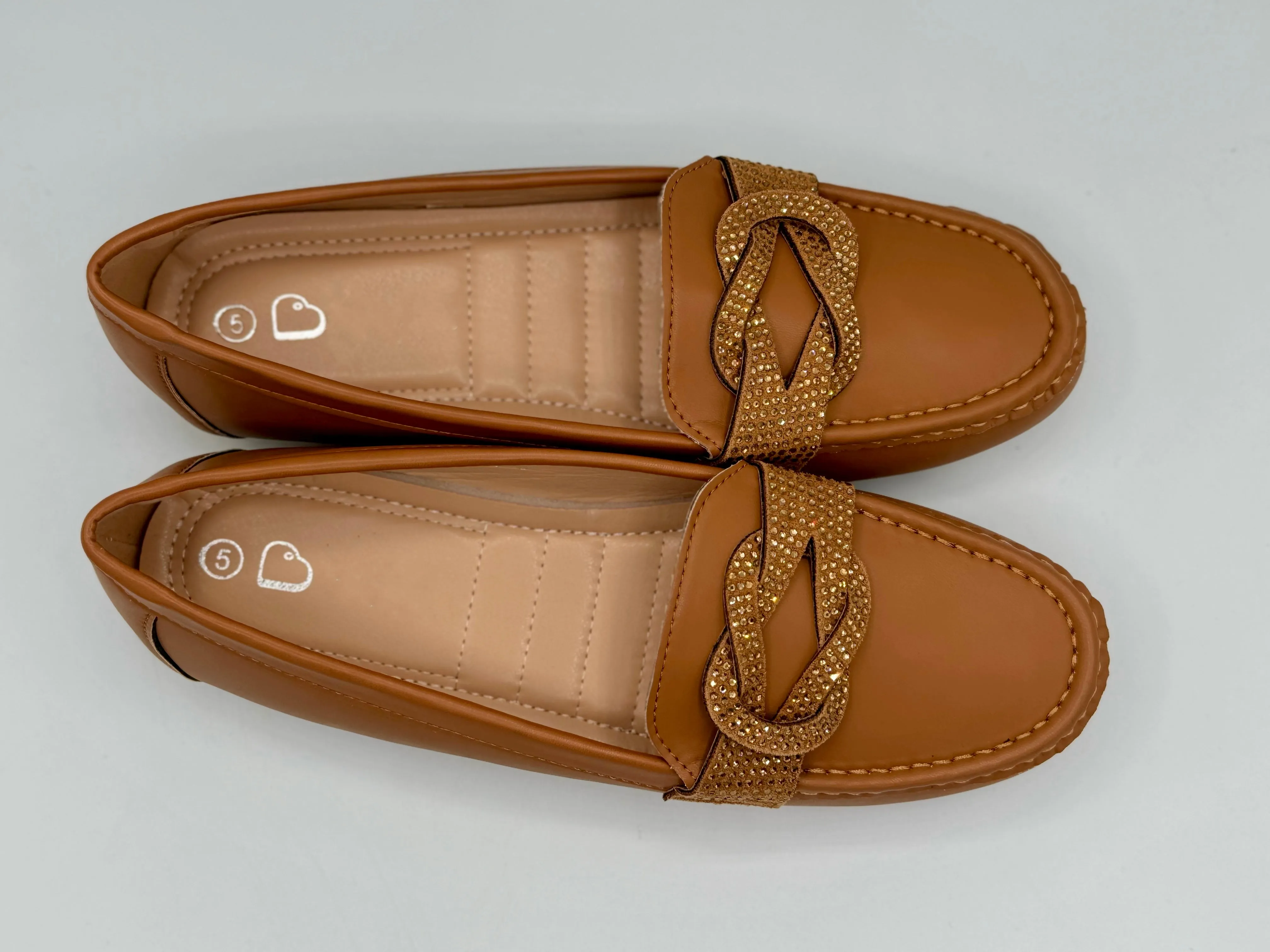 Leila loafers - tan