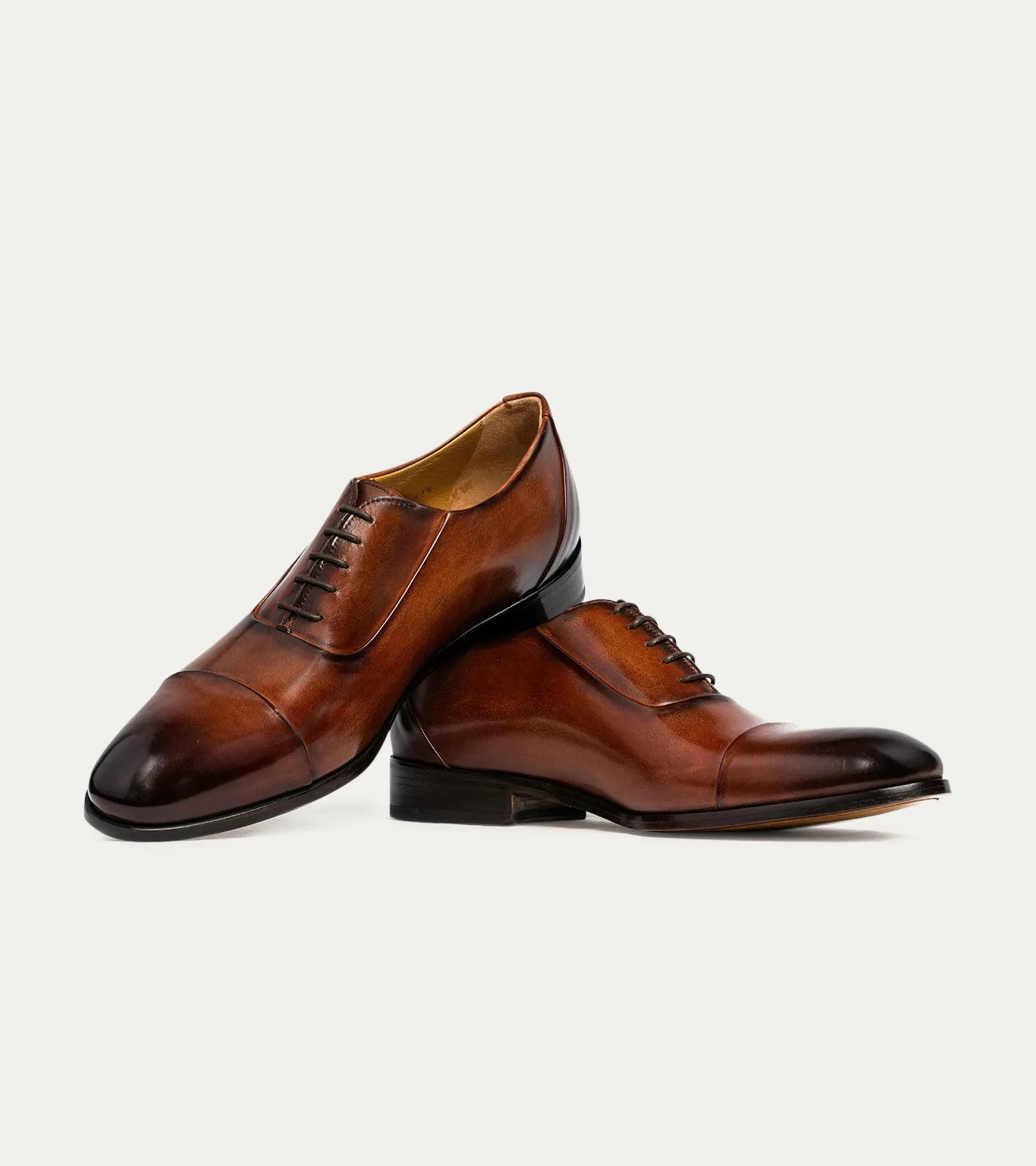 Matteo Cap Toe Oxford Cognac Nicol