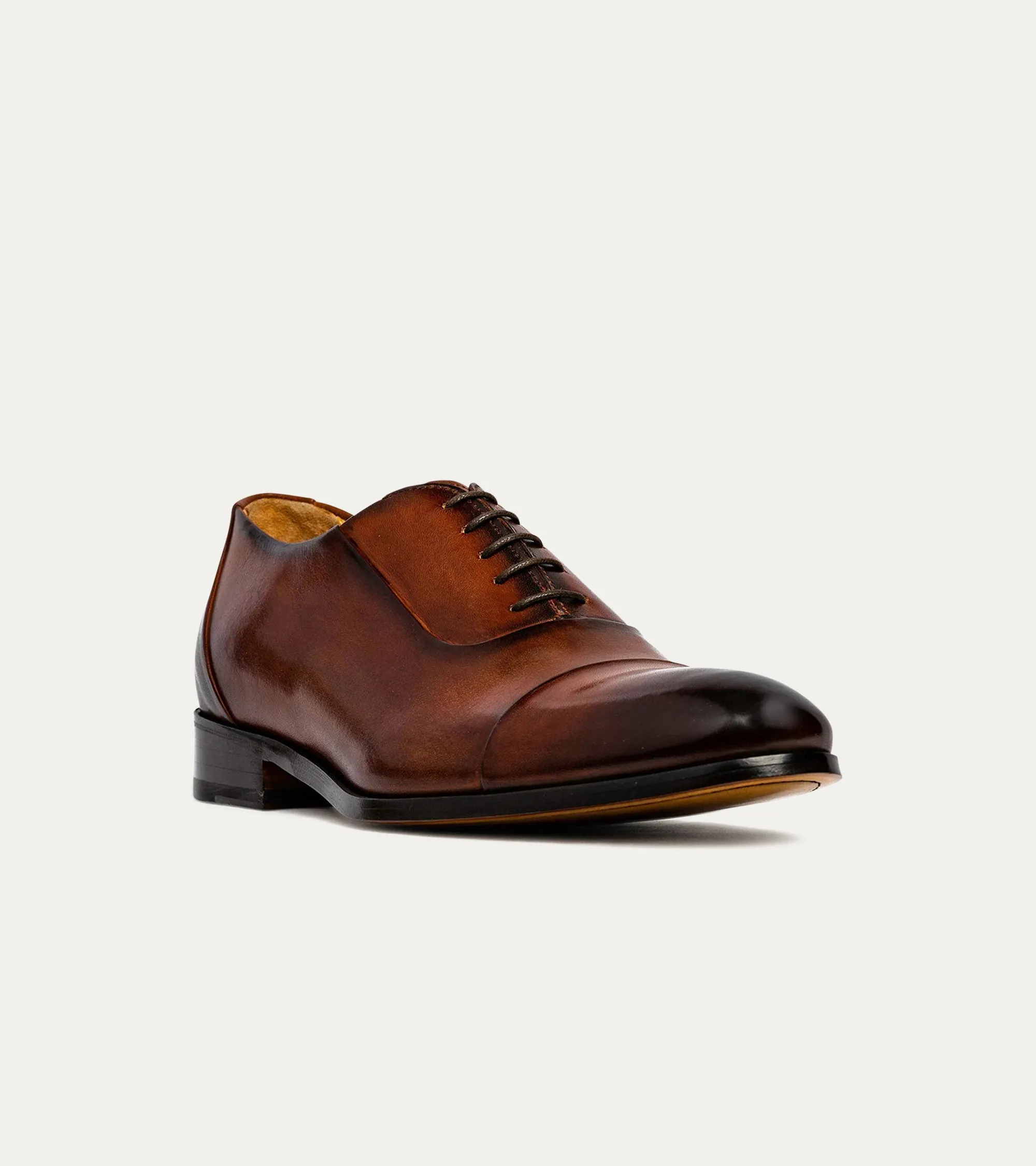 Matteo Cap Toe Oxford Cognac Nicol