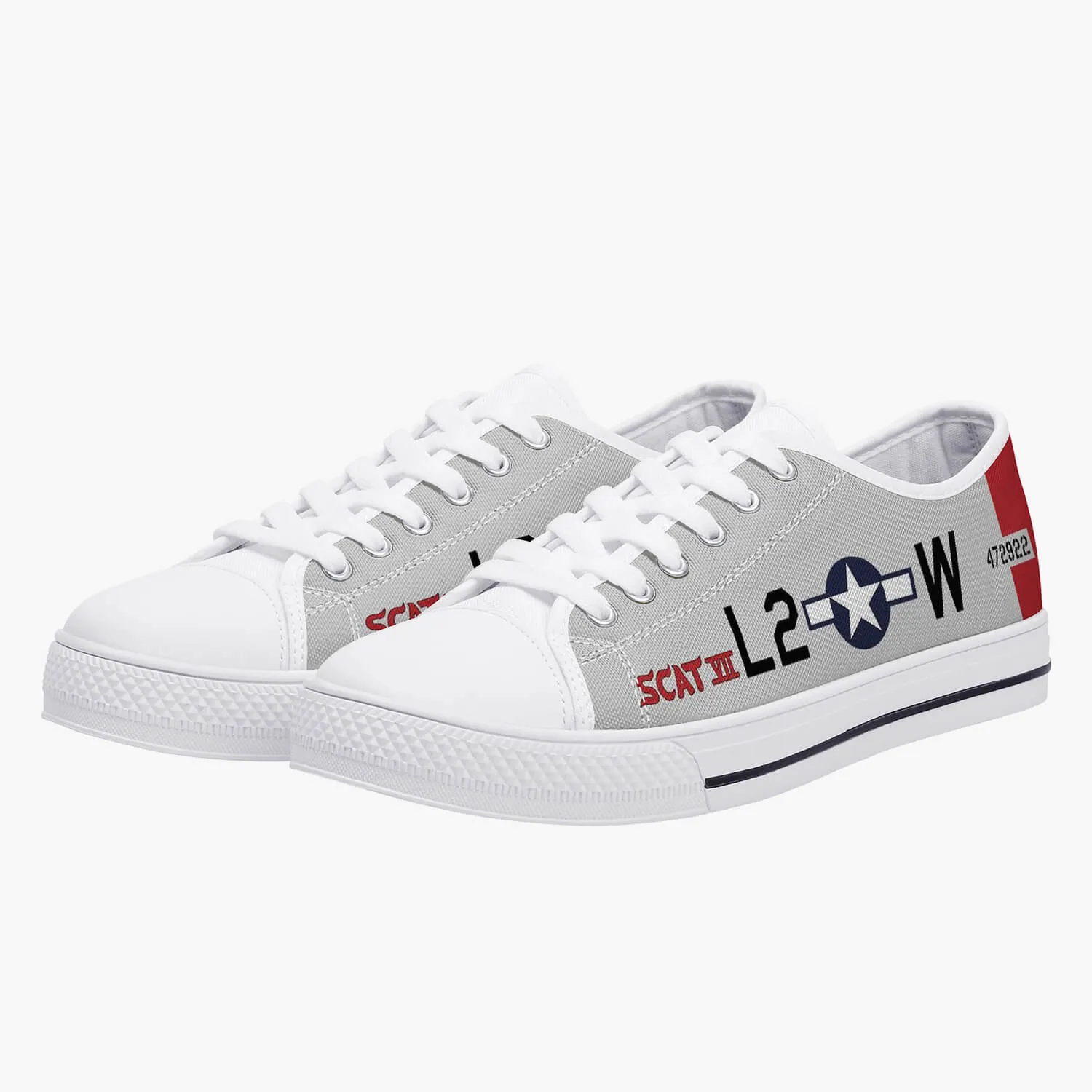 P-51 "SCAT VII" Low Top Canvas Shoes