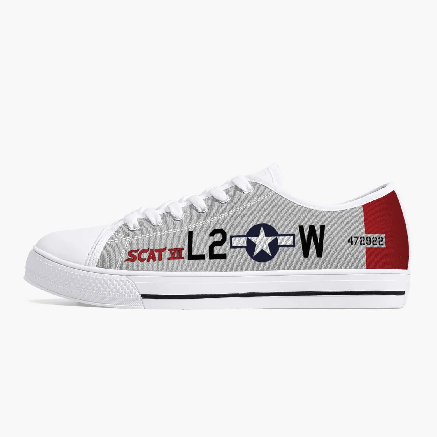 P-51 "SCAT VII" Low Top Canvas Shoes