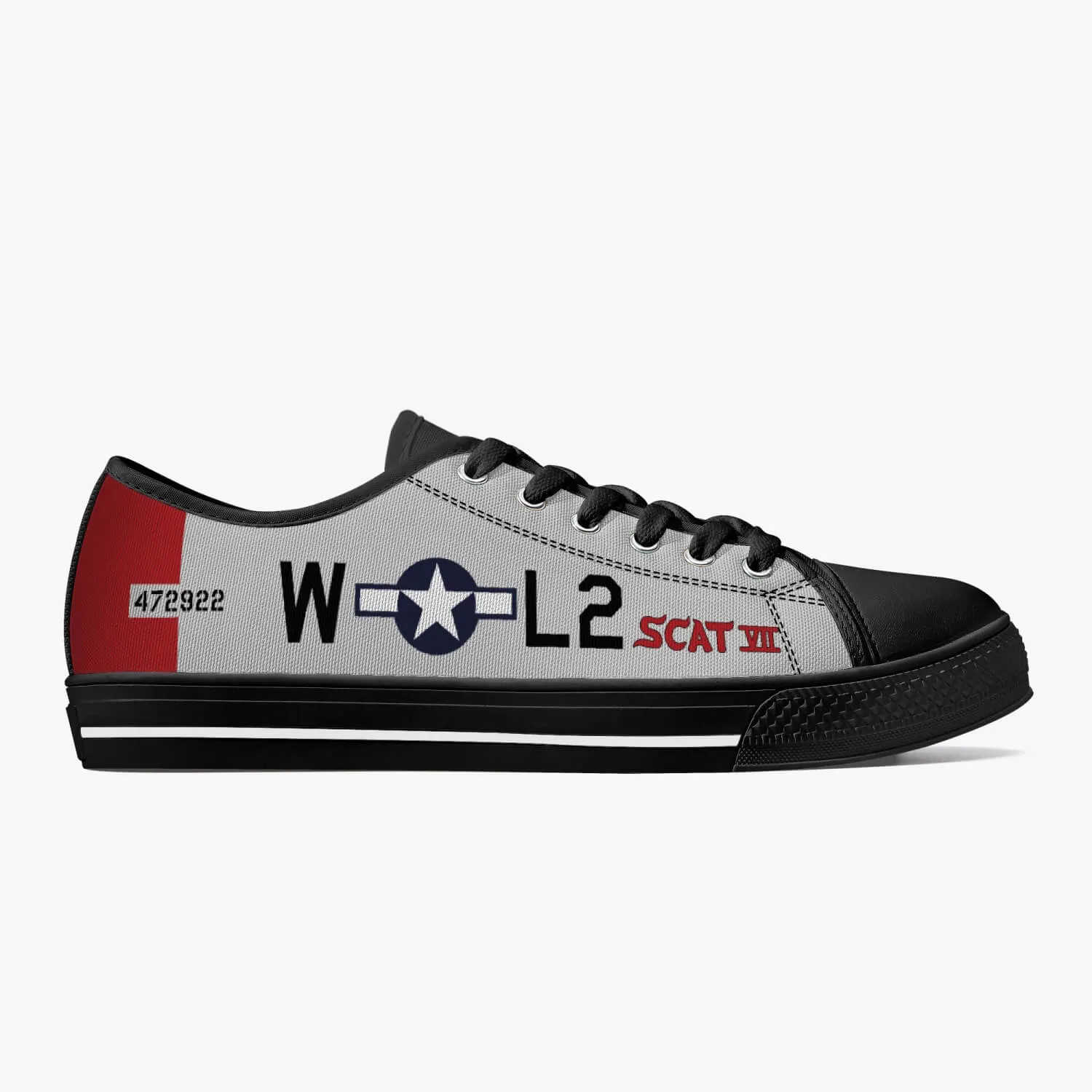 P-51 "SCAT VII" Low Top Canvas Shoes