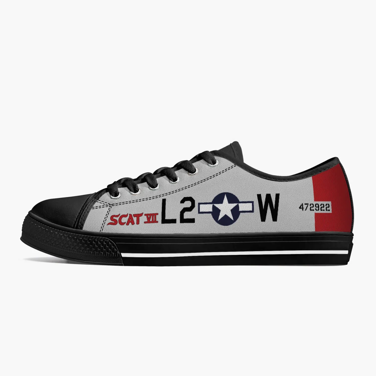 P-51 "SCAT VII" Low Top Canvas Shoes