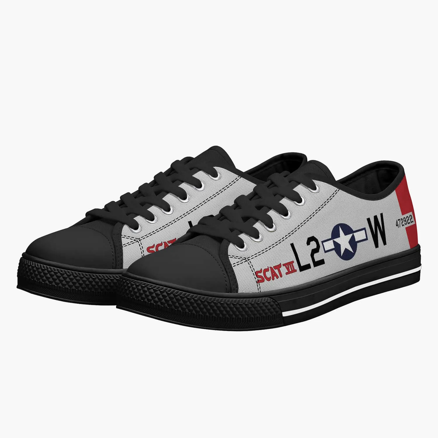 P-51 "SCAT VII" Low Top Canvas Shoes