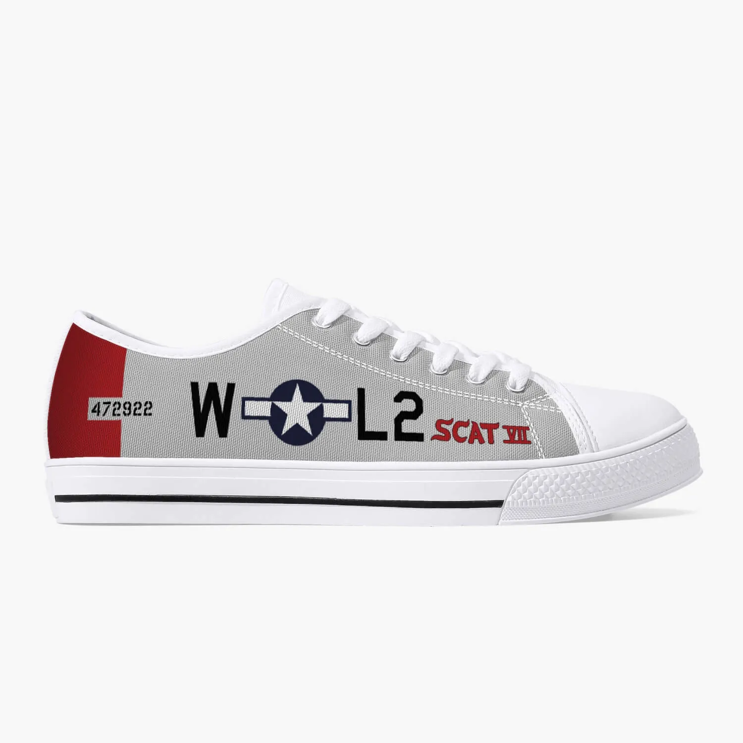P-51 "SCAT VII" Low Top Canvas Shoes