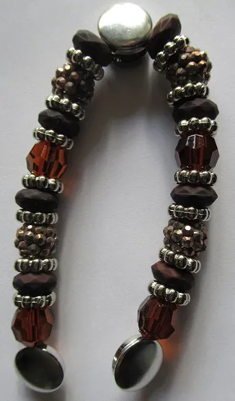 "BROWN SUGAR"  - INTERCHANGEABLE WOMEN'S SANDAL SNAP
