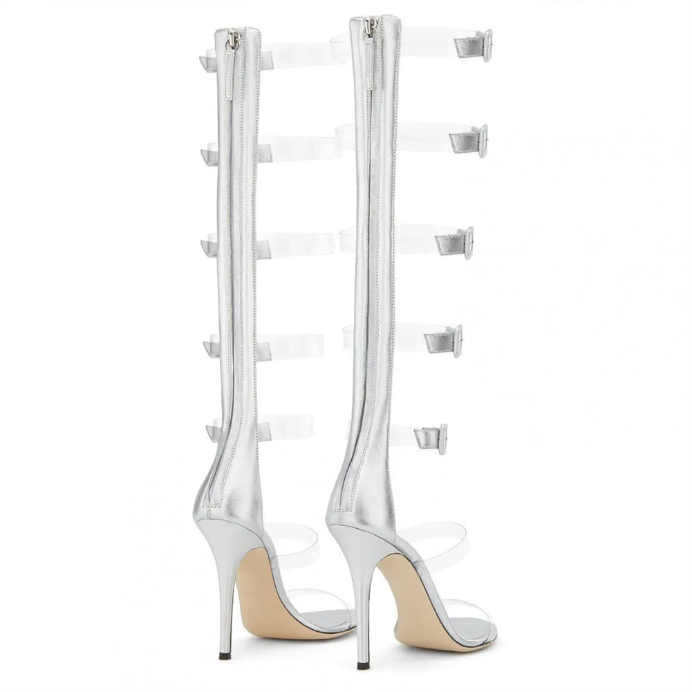 Roman-Inspired Strappy Stiletto Sandals