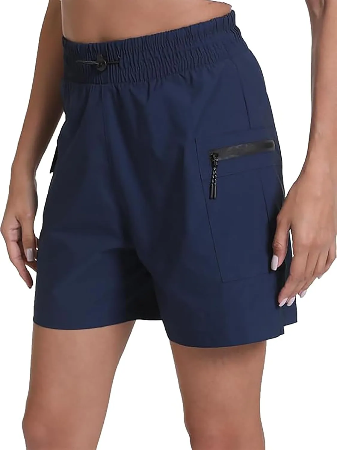 Rrosseyz Women's Hiking Cargo Shorts with Pockets Quick Dry Athletic Gym for Women Exercise Lounge